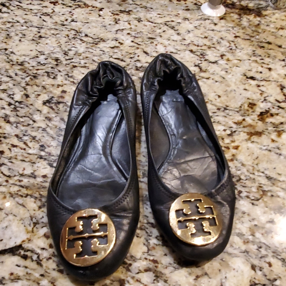 Black Tory Burch Flats